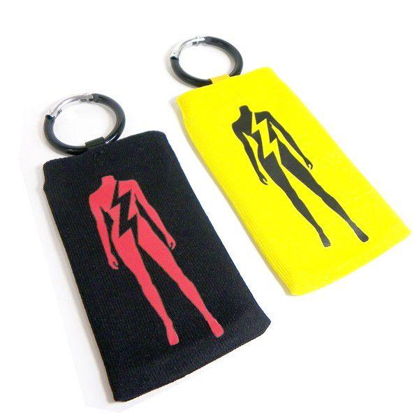 Lux Mobile Lady Gaga レディー・ガガ　Charged in Yellow - Universal Sock for iPhone 4S/4/ その他スマートフォン ケース　カラビナ付き 　イエロー　黄色｜will-be-mart｜04