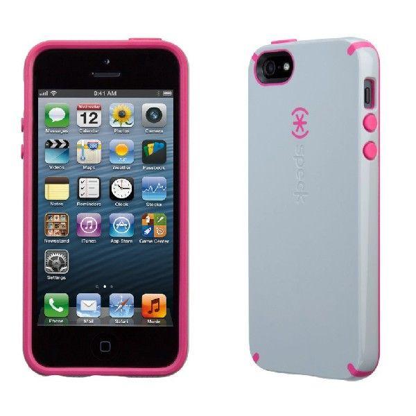 Speck Produts CandyShell For iPhone SE(2016年) 5s/5 Pebble Grey/ Raspberry Pink キャンディー ケース グレー　ラズベリーピンク　 SPK-A0479｜will-be-mart
