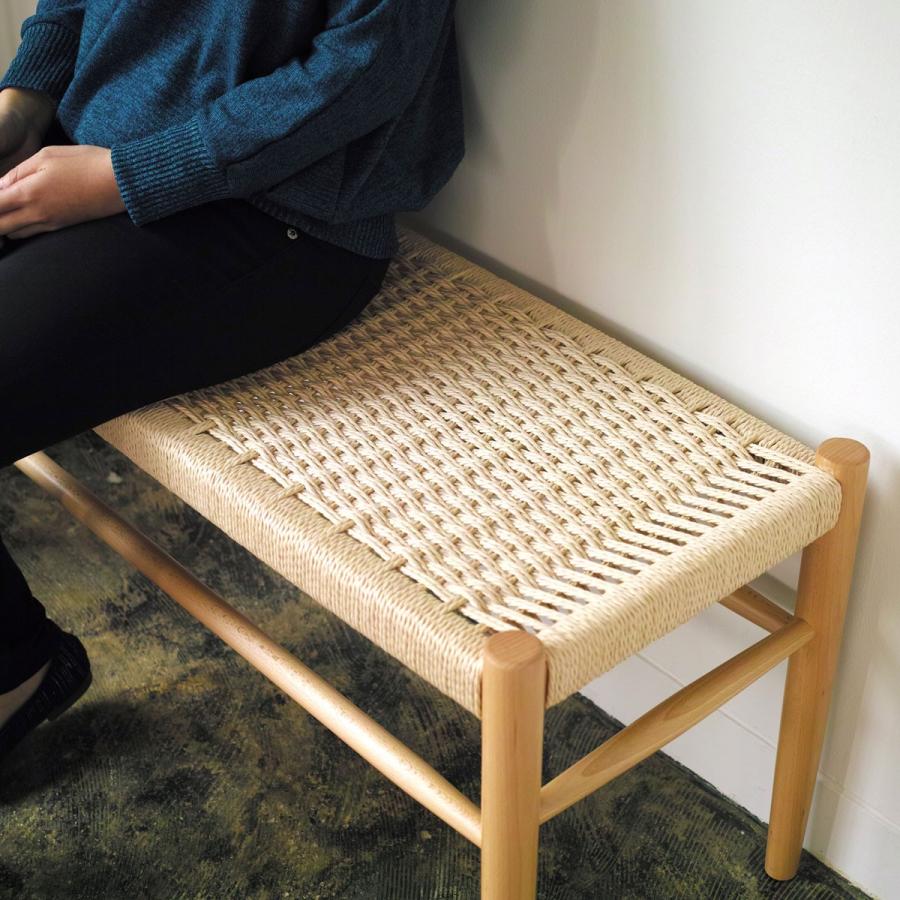 ダイニング ベンチ チェア イス 椅子 スツール 幅100cm ペーパーコード