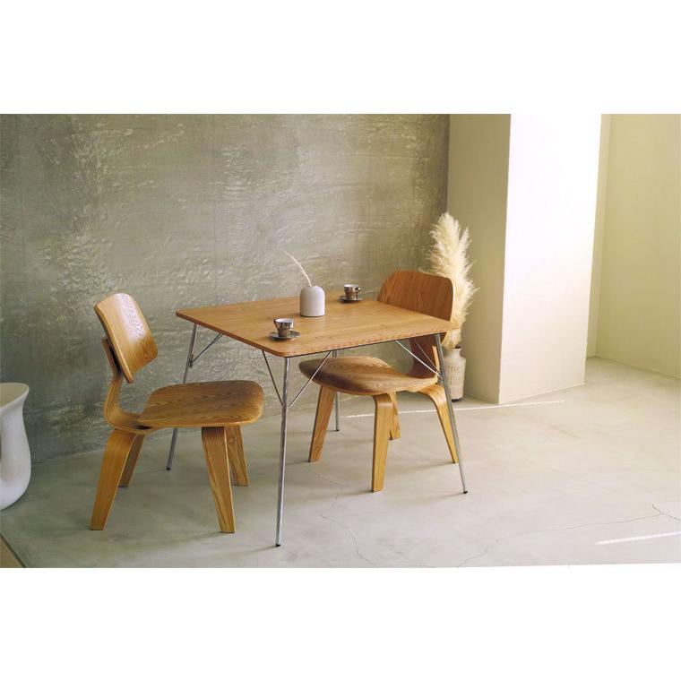 ダイニングテーブルセット 3点セット イームズ 折りたたみテーブル DTM