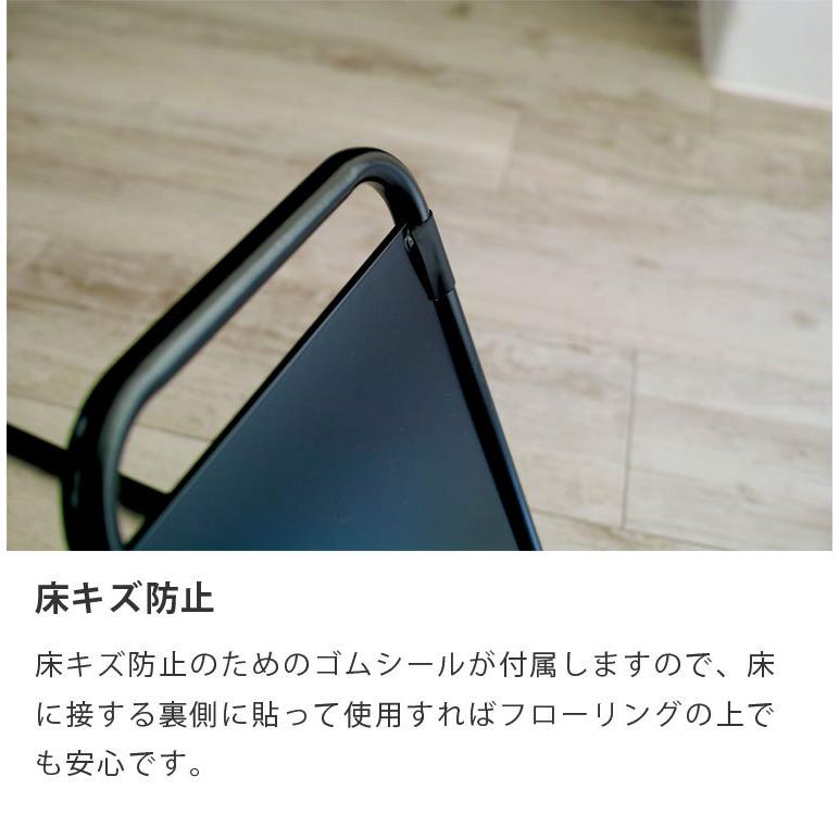 アイアン サイドテーブル ハイタイプ ナチュラル ダークブラウン