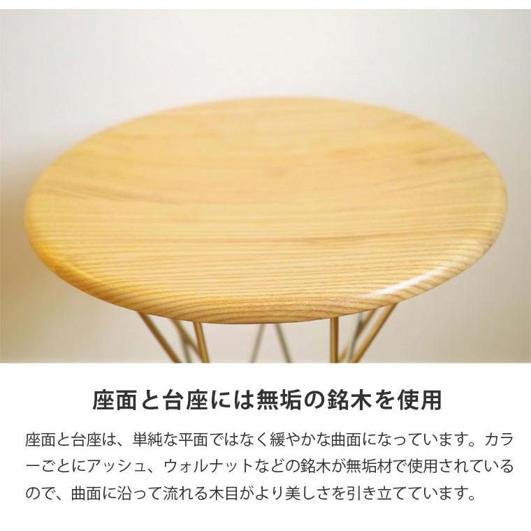 スツール 丸椅子 ロッキングチェア お得な 2脚セット イサム ノグチ 天然木 ハイタイプ デザイナーズ リプロダクト 木製 ロッキング 椅子 値下げしました_8