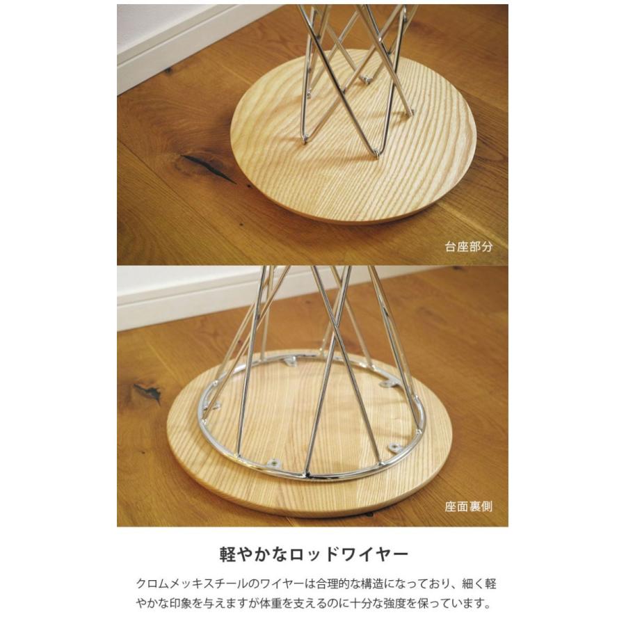 スツール 丸椅子 ロッキングチェア お得な 2脚セット イサム ノグチ 天然木 ハイタイプ デザイナーズ リプロダクト 木製 ロッキング 椅子 値下げしました_9
