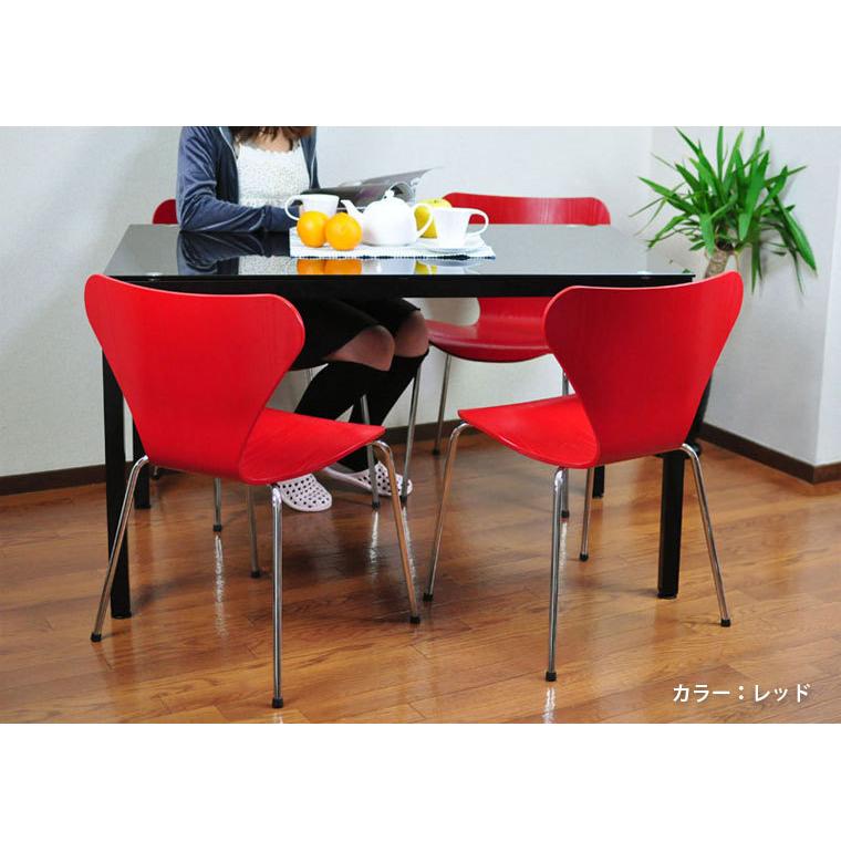 ダイニングチェア 2脚セット セブンチェア風 ダイニングチェア 2脚セット スタッキング可能 セブンチェア