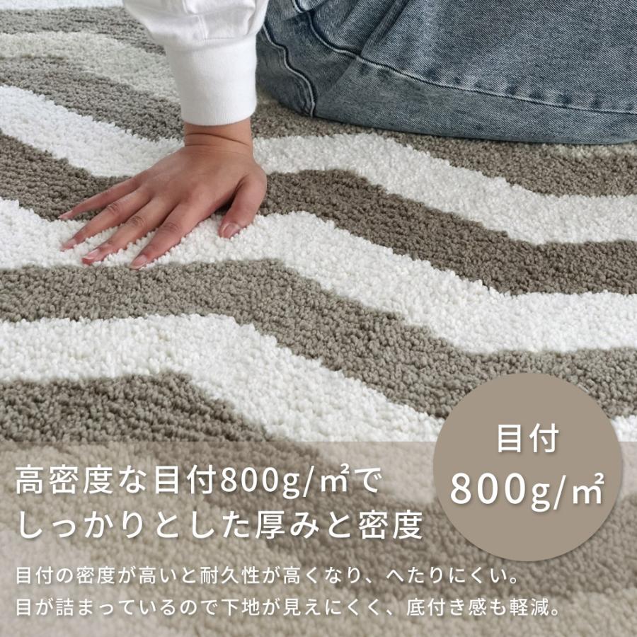 【代引き不可】ラグ NP-04 ヘリンボーン柄 ラグマット 洗える 強撚ポリエステル 高密度 抗菌 防臭 防ダニ 滑り止め 床暖房対応 ペット対応 スミノエ
