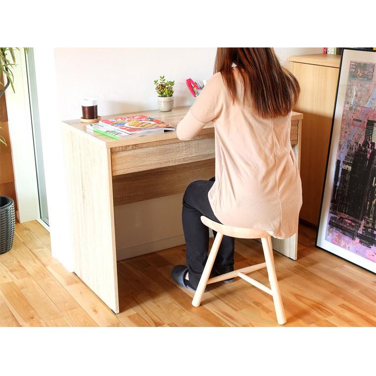 スツール ダイニングチェア MILKER's chair No.49 ミルカーズチェア ３本足 木製 椅子 高さ 49 姿勢 洗面台 リプロダクト 靴職人 座り心地 無塗装 乳搾り_16