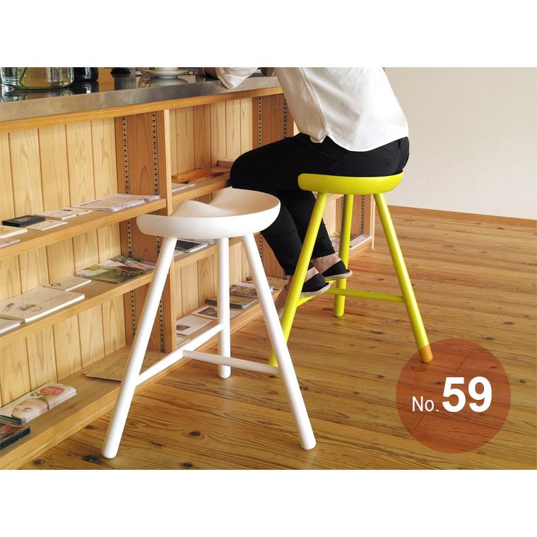 スツール カラー塗装 MILKER's chair ミルカーズチェア No.59 3本足