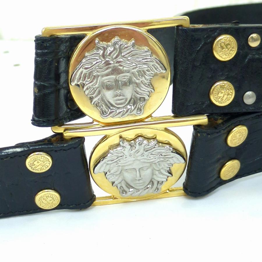 ジャンニ・ヴェルサーチ メデューサ ベルト ジャンニヴェルサーチGIANNI VERSACE メデューサリベットデザイン