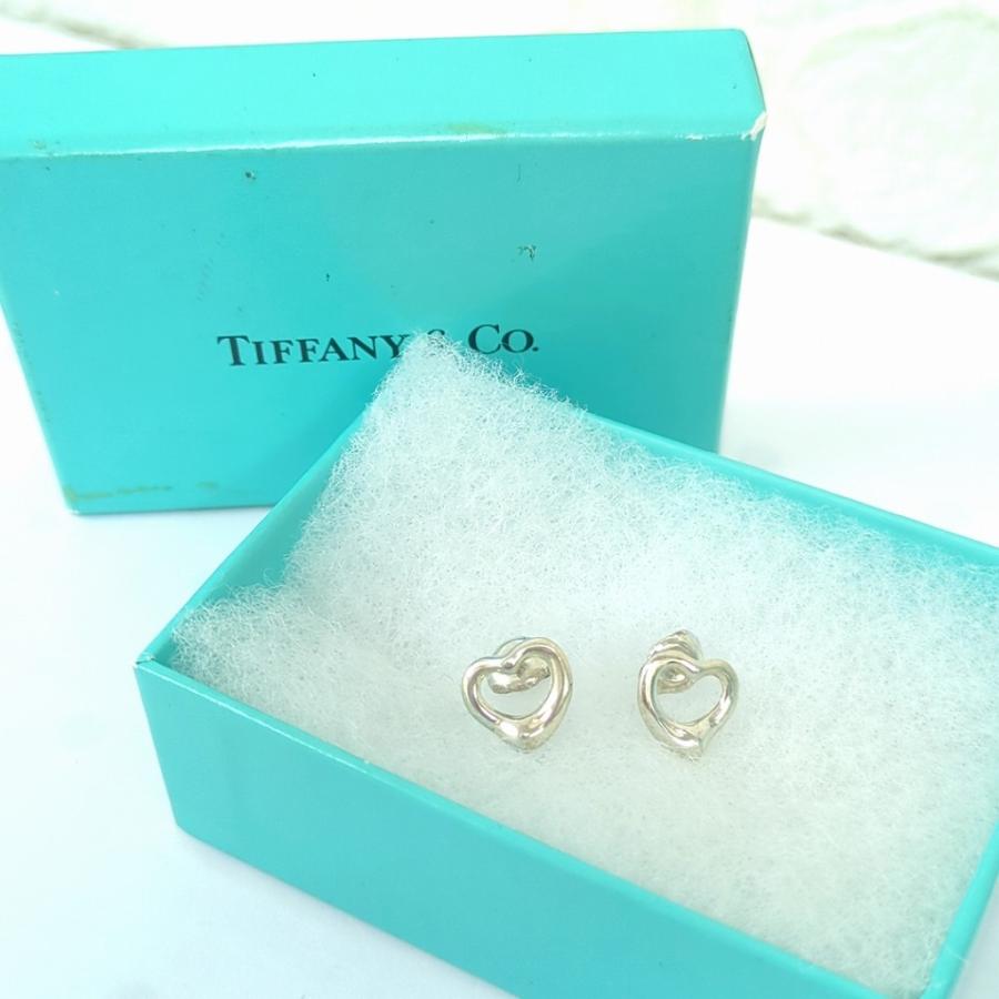 TIFFANY&Co.（ティファニー） オープンハート ピアス SV925 エルサ