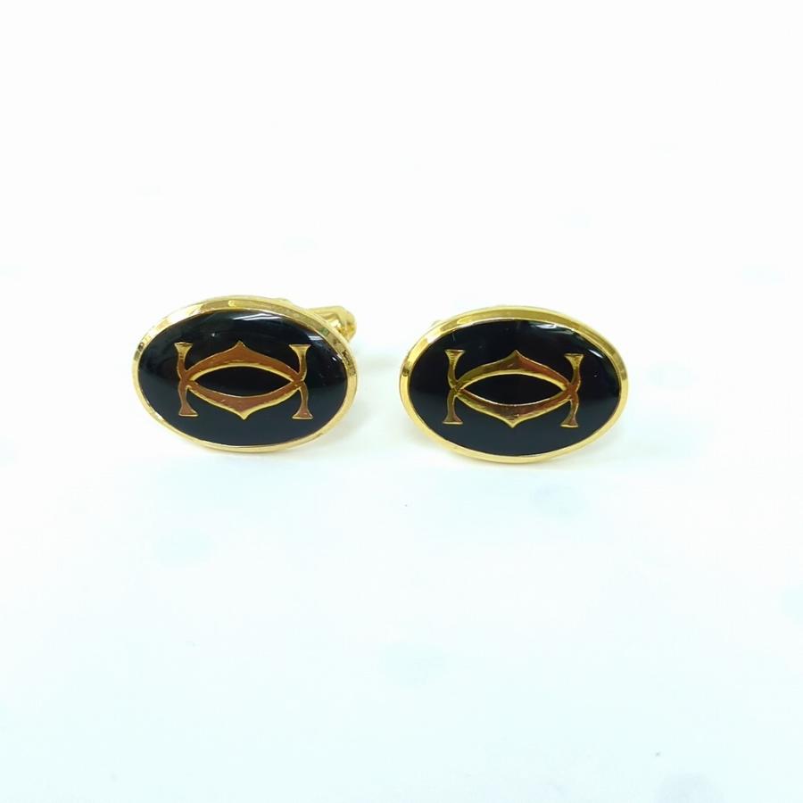 Cartier カルティエ カフリンクス タイピン セット ダブルC ロゴ_1