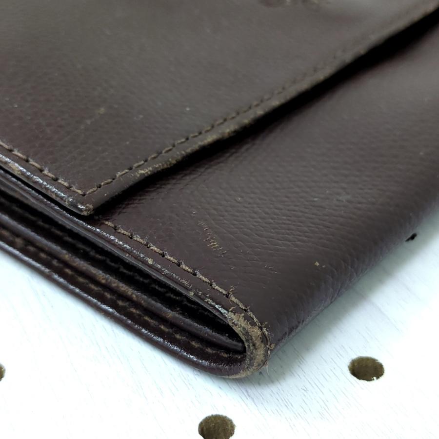 MCM（エムシーエム） 長財布 レザー ダークブラウン : willmart - 通販