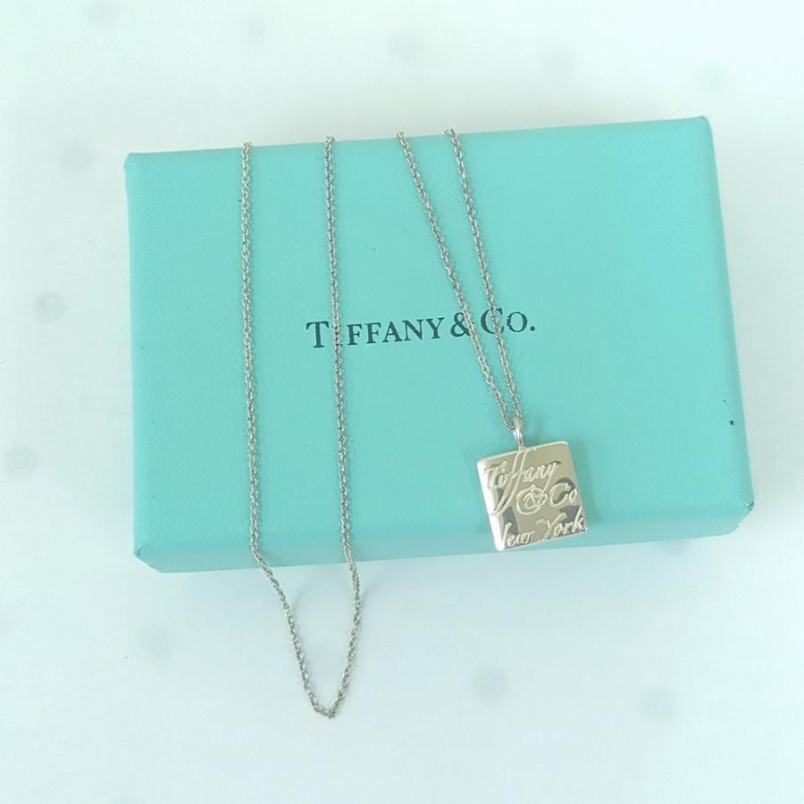 ティファニー ノーツ スクエア ネックレス シルバー925 TIFFANY&Co.（ティファニー） TIFFANY ノーツ スクエア ネックレス