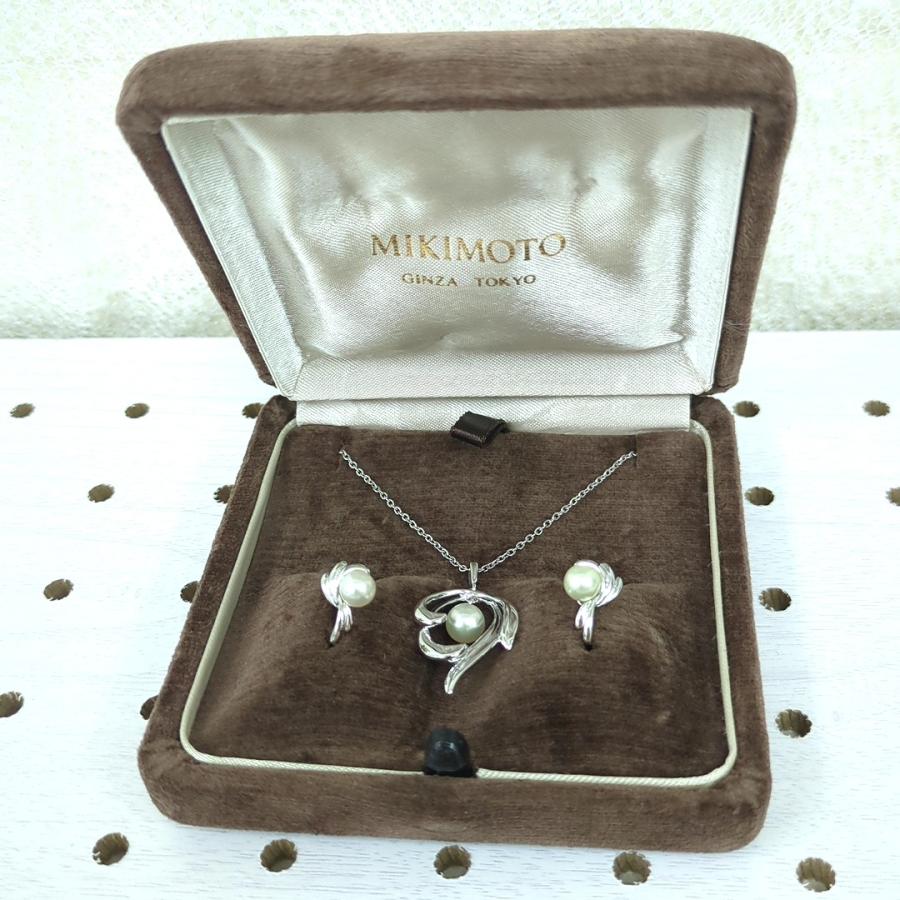 MIKIMOTO MIKIMOTOミキモト 真珠 パール ネックレス イヤリング MIKIMOTO MIKIMOTOミキモト 真珠 パール ネックレス イヤリング
