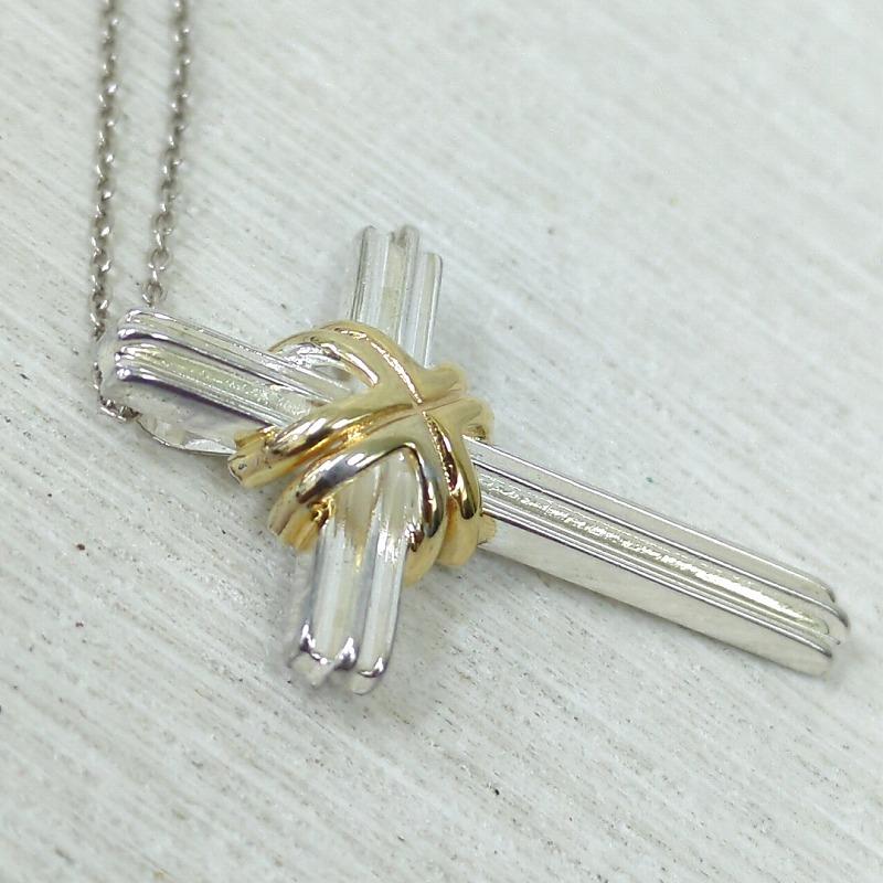 TIFFANY&Co. Tiffany ティファニー クロス ネックレス シルバー TIFFANY&Co. Tiffany ティファニー クロス ネックレス シルバー