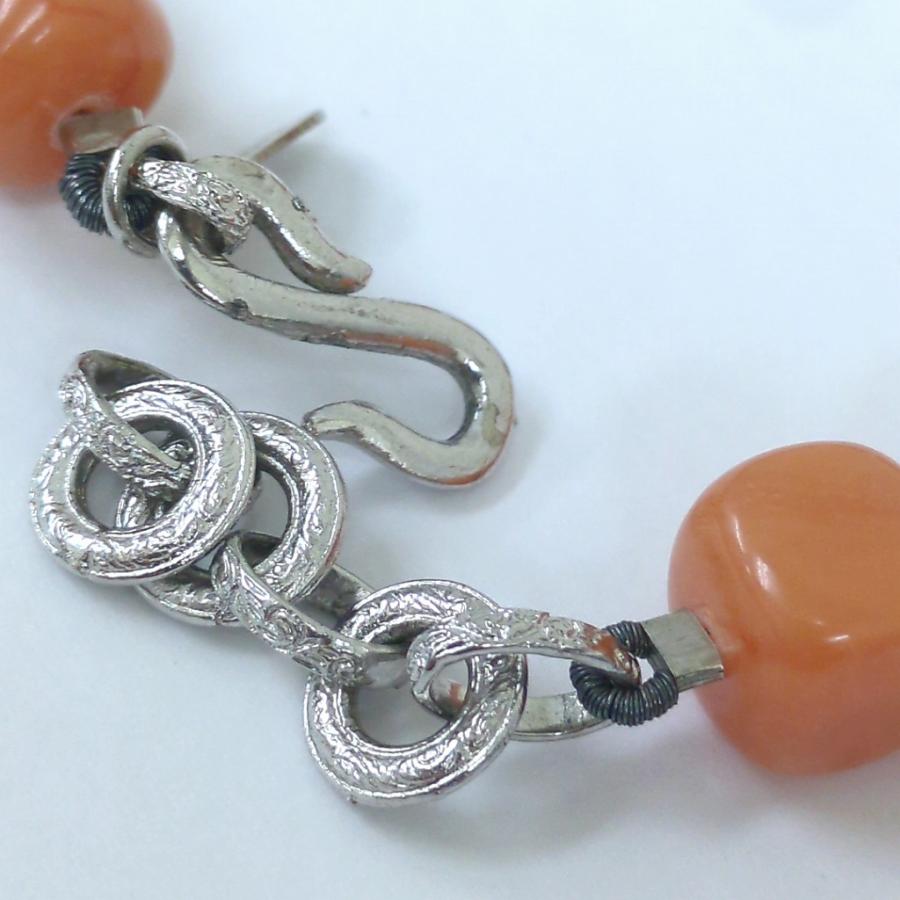 イブサンローラン YSL カラーストーン ネックレス ヴィンテージ