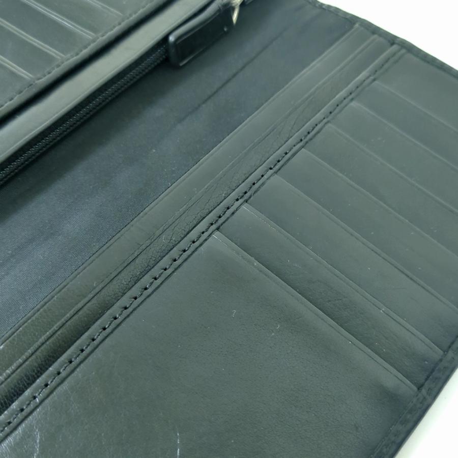 COACH（コーチ） 長財布 二つ折り レザー ブラック 黒 メンズ 型押し