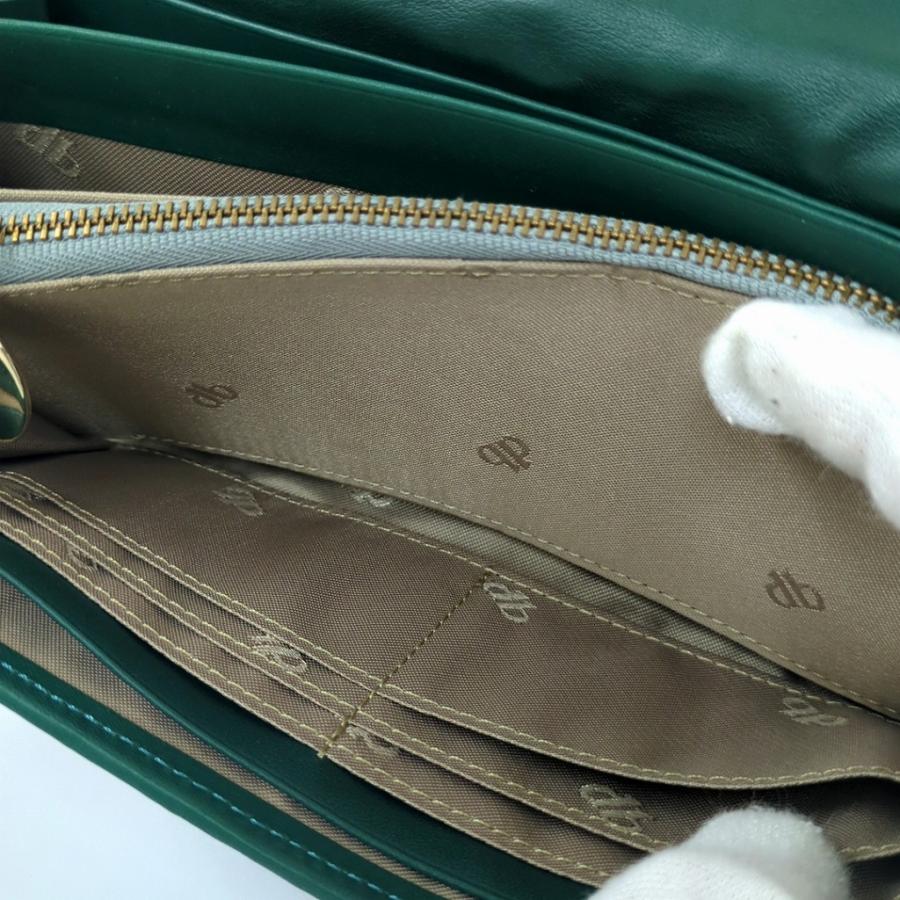 デコブランシェ 本革 長財布 ギャルソン 京華 花柄 サイフ ブルー decobranche デコブランシェ 本革 長財布 ギャルソン 京華 花柄