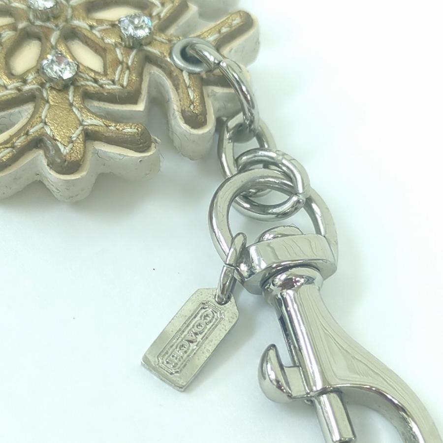 COACH（コーチ） スノーフレーク モチーフ バッグチャーム