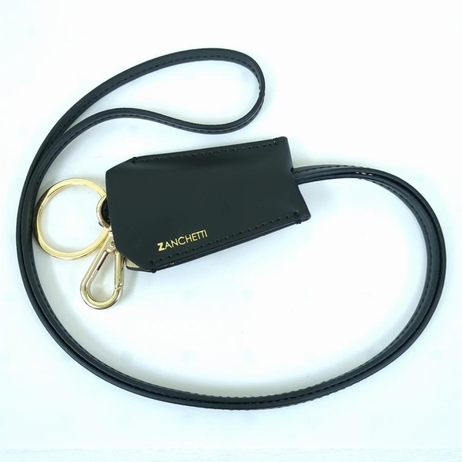 ZANCHETTI ザンケッティ キーリング クロシェット ネックストラップ