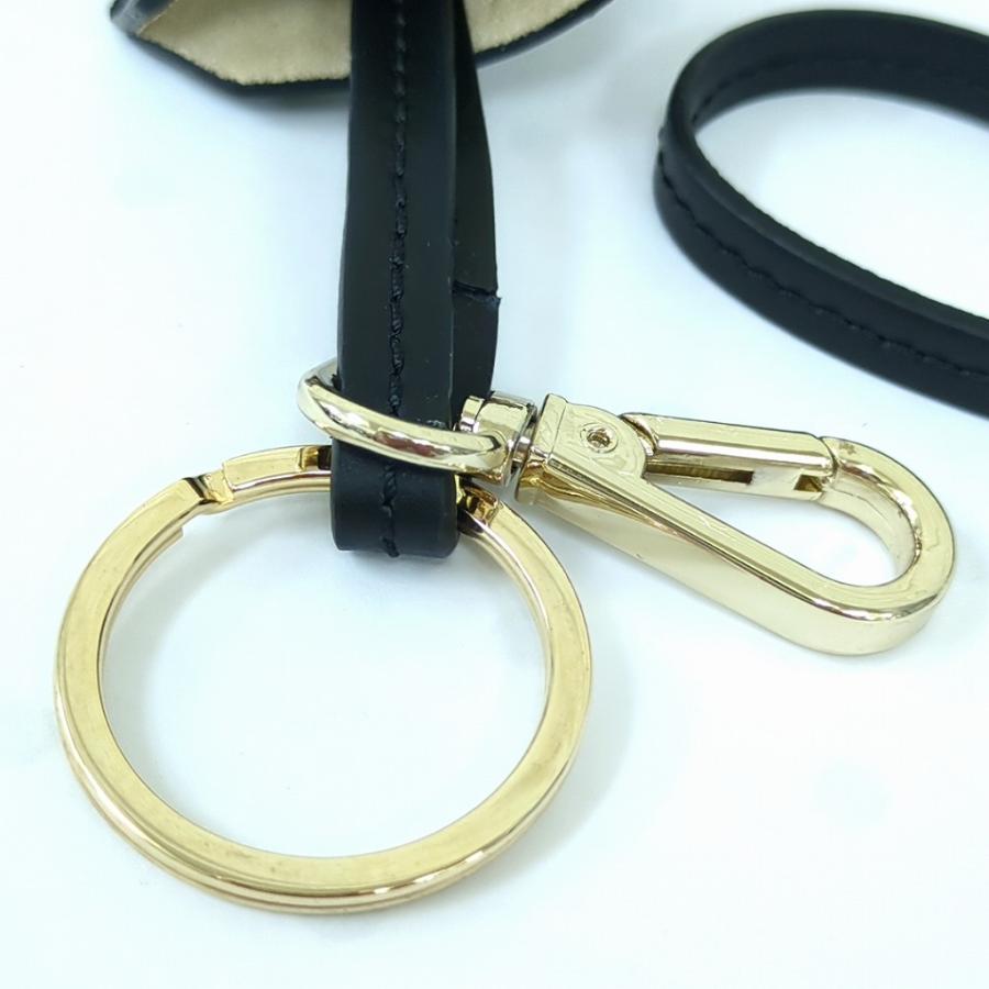 ZANCHETTI ザンケッティ キーリング クロシェット ネックストラップ