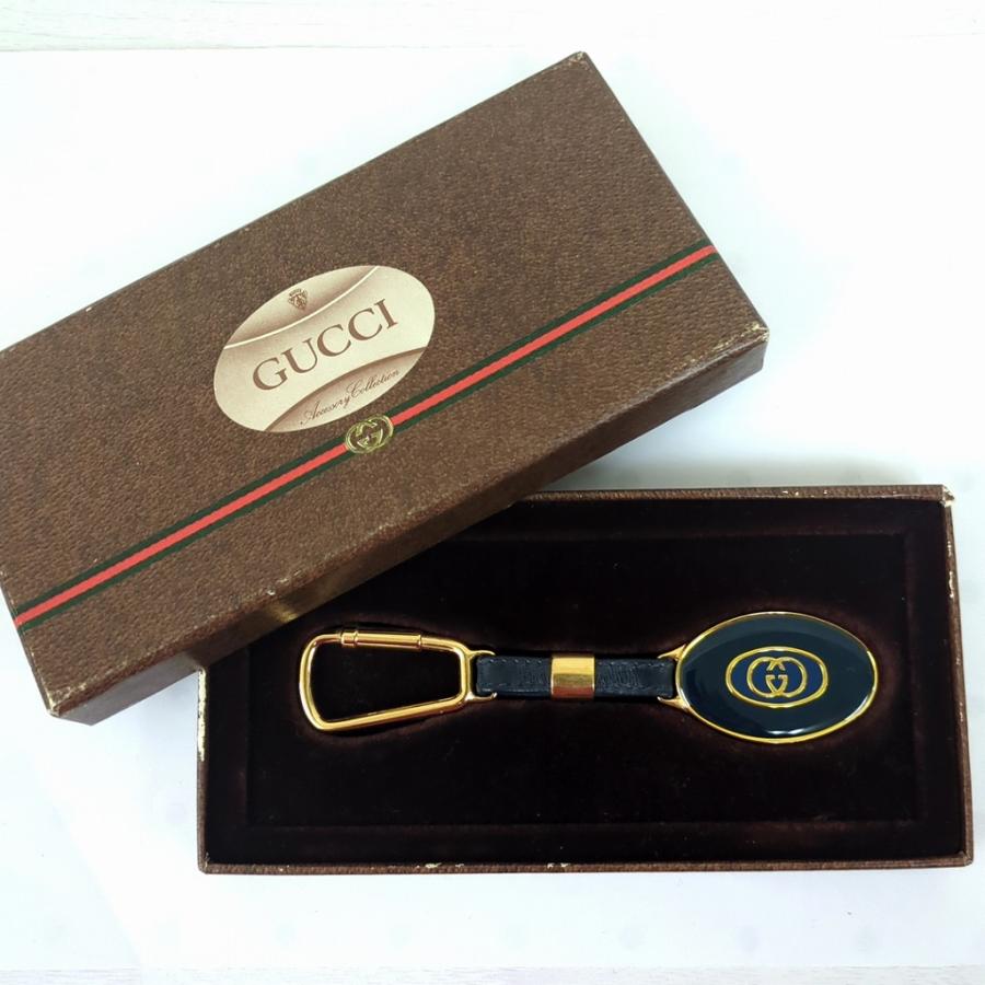 巡愛.。.:*♡　GUCCIグッチ　イタリア　オールドグッチ GUCCI（グッチ） オールドグッチ インターロック キーホルダー