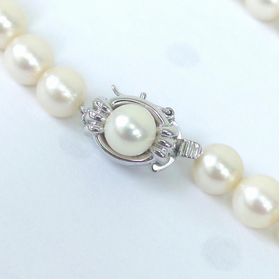 タサキ TASAKI パール 6.9mm-7.1mm ネックレス シルバー 金具 あこや