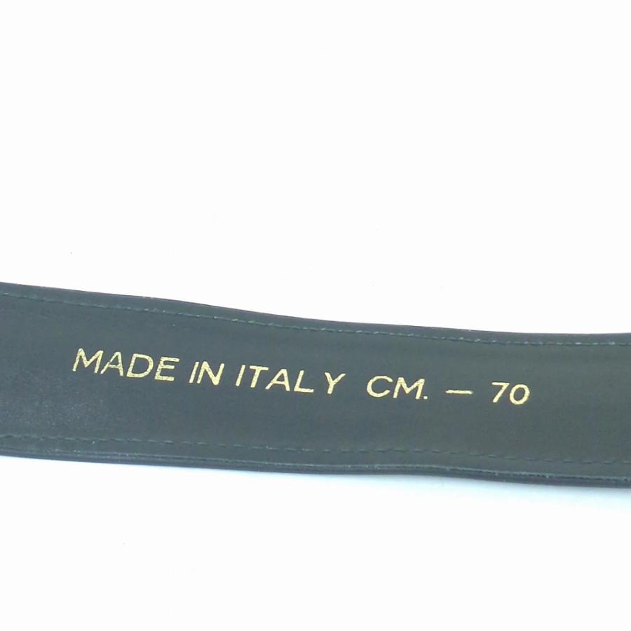 GUCCI（グッチ） ブラック レザー ベルト Gロゴ イタリア製 : willmart