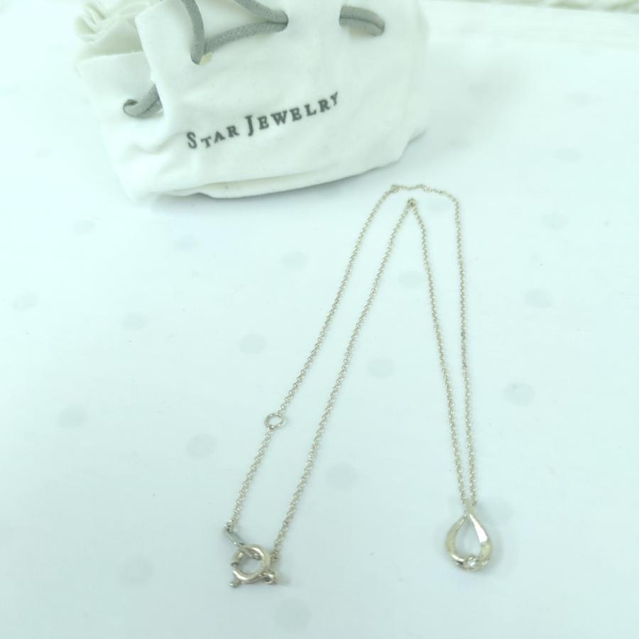 STAR Jewelry スタージュエリー ネックレス シルバー925 ダイヤ