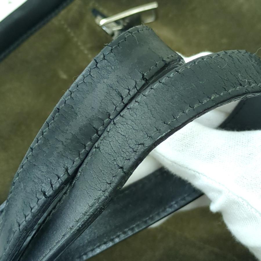 Alexander McQueen アレキサンダーマクイーン スエード レザー トート
