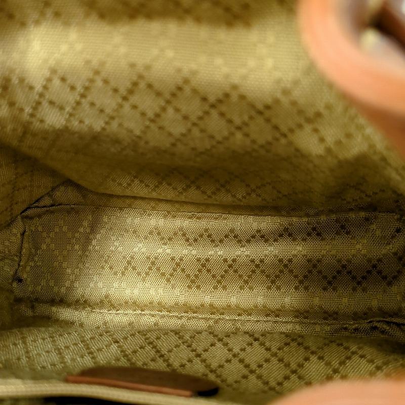 GUCCI グッチ バンブーレザー ミニ リュック ブラウン イタリア製_9