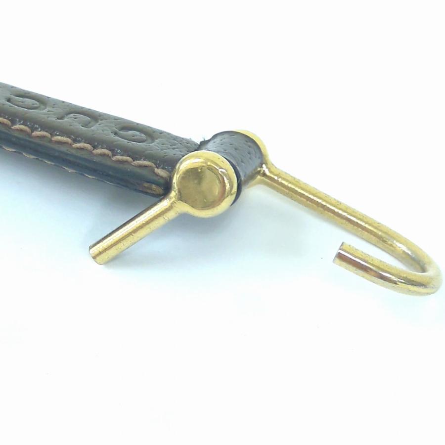 GUCCI グッチ ダブルGロゴキーリンググリーン×レッドウェブストライプ 