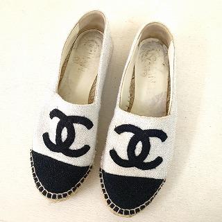 CHANEL シャネル ココマーク エスパドリーユ スリッポン M G29762  