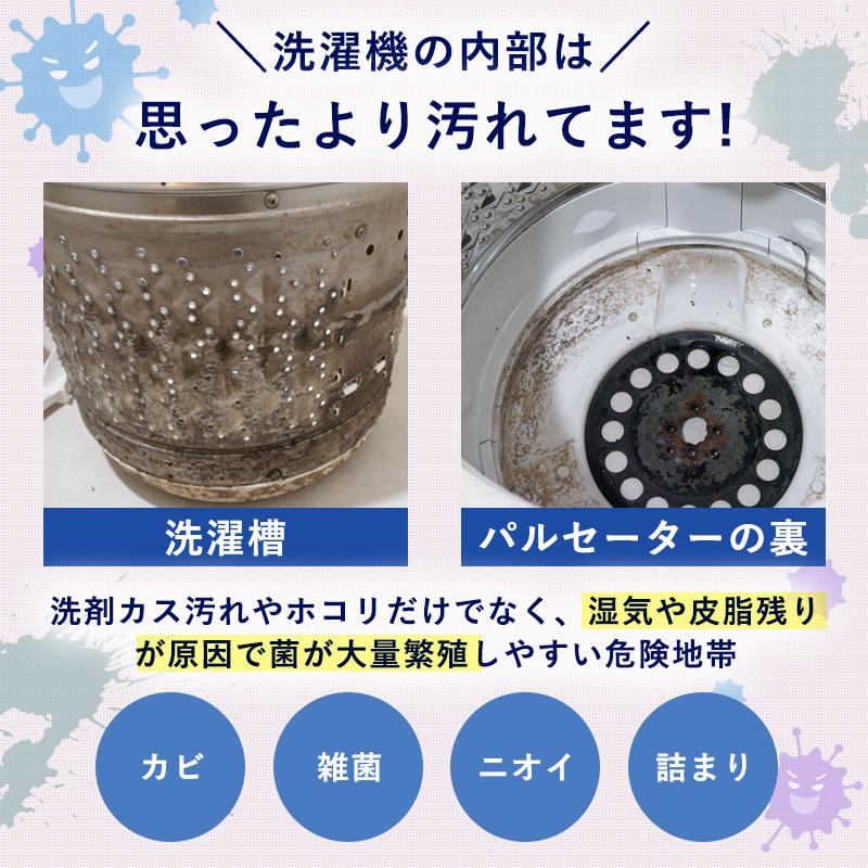 洗濯機 完全分解 クリーニング 全自動洗濯機 ドラム式 縦置型 全機＆全メーカー対応＆ニオイ保証付き。今なら抗菌コート付き！洗濯機掃除 大阪限定（出張施工） |  | 03