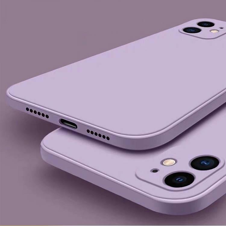 送料無料 全9色 iPhone 12 12Pro 12mini シリコン ケース スマホカバー スクエア フルカバー カメラレンズ保護 カバー SE2 |  | 02