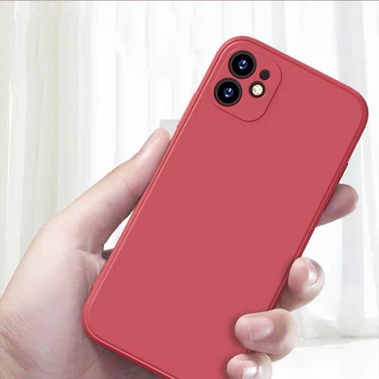 送料無料 全9色 iPhone 12 12Pro 12mini シリコン ケース スマホカバー スクエア フルカバー カメラレンズ保護 カバー SE2 |  | 03