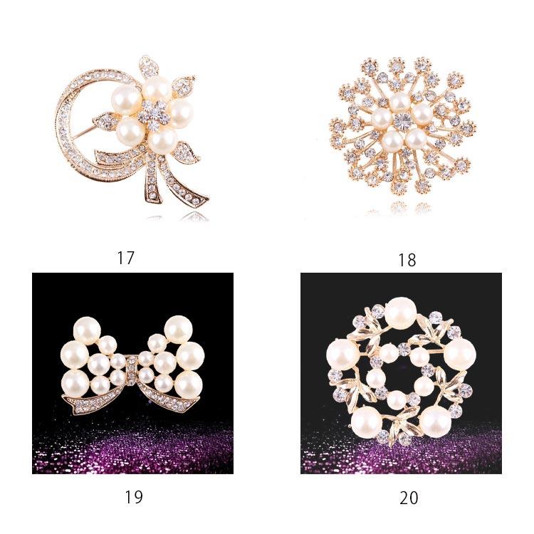 パールブローチ コサージュ キラキラ レディース 大人っぽい シンプル かわいい おしゃれ プレゼント 大人カジュアルなアクセサリー 送料無料 女性 |  | 10