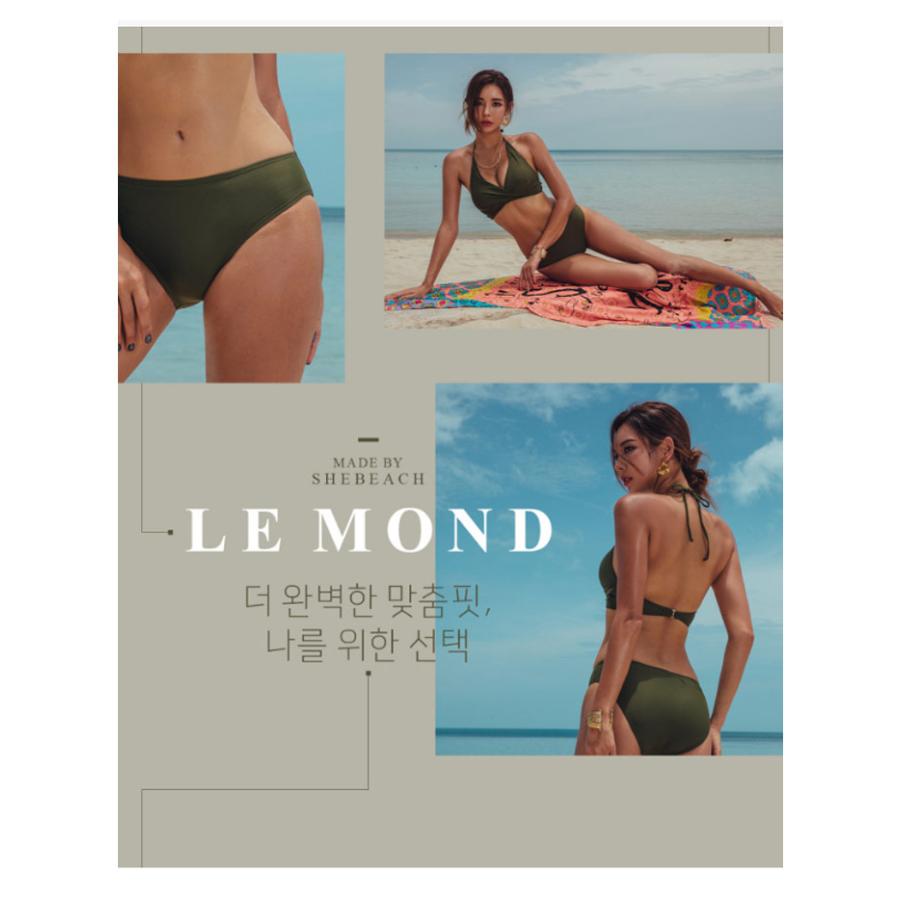 ビキニ セット 水着 セクシー バンドゥ レディース 体型カバー 夏 ノンワイヤー リボン ホルターネック セパレート 韓国風 無地 カーキ オトナ女 |  | 09