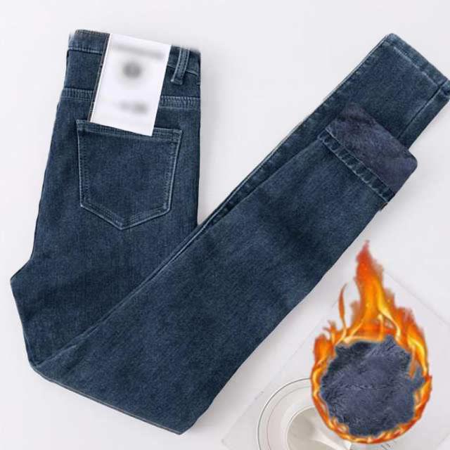 裏起毛 スキニーパンツ レディース デニムパンツ ストレッチ ハイウエスト 大きいサイズ ジーンズ ジーパン デニム あったか 細身 ボトムス パンツ |  | 03