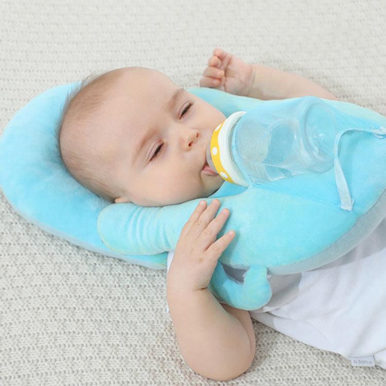 赤ちゃん 授乳 クッション 哺乳瓶 サポート ハンズフリー授乳 クッション 枕 ピロー 哺乳瓶ホルダー 新生児 セルフミルク 双子 育児グッズ ベビー |  | 03