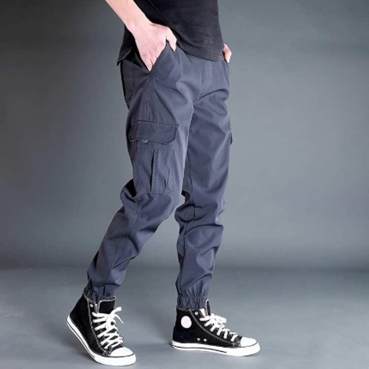 カーゴパンツ メンズ 春秋 無地 迷彩柄 イージーパンツ ミリタリー ワークパンツ ゴルフ スポーツウェア ウエストゴム 長ズボン 裾絞り ボトムス |  | 03