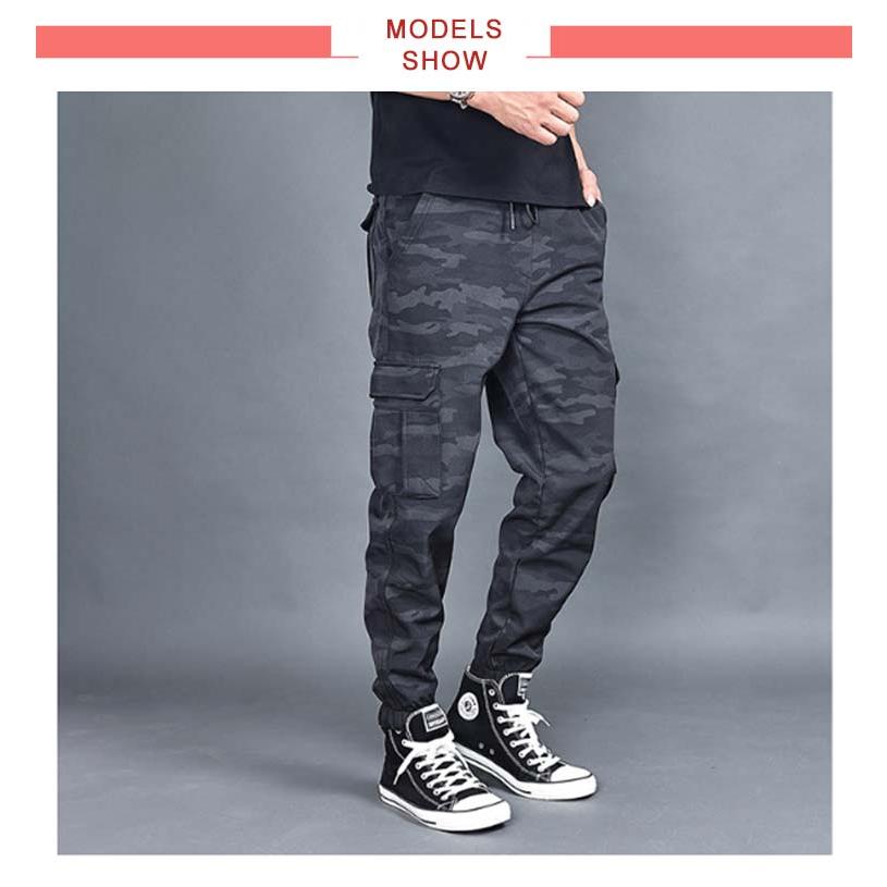 カーゴパンツ メンズ 春秋 無地 迷彩柄 イージーパンツ ミリタリー ワークパンツ ゴルフ スポーツウェア ウエストゴム 長ズボン 裾絞り ボトムス |  | 07