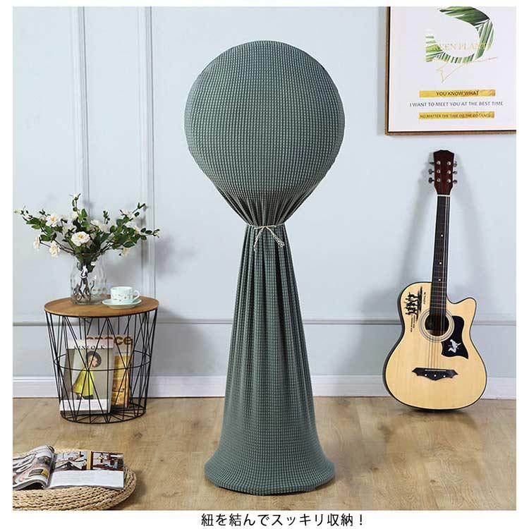 扇風機カバー ホコリ対策 保存カバー 扇風機収納カバー ファン収納ケース リビング扇保存カバー 保存袋 ニット製 伸縮 洗濯OK 防塵 防湿 ホコリ |  | 12