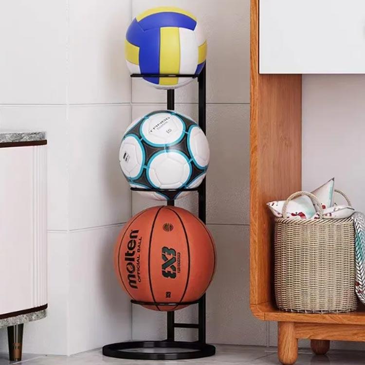 サッカー ボール 収納 玄関 ボールスタンド ボールラック 玄関収納 片付け 2段 3段 サッカーボール 収納 カゴ 片付けラック ボール整理カゴ 省 |  | 01