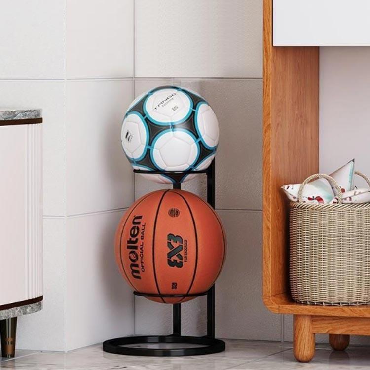 サッカー ボール 収納 玄関 ボールスタンド ボールラック 玄関収納 片付け 2段 3段 サッカーボール 収納 カゴ 片付けラック ボール整理カゴ 省 |  | 02