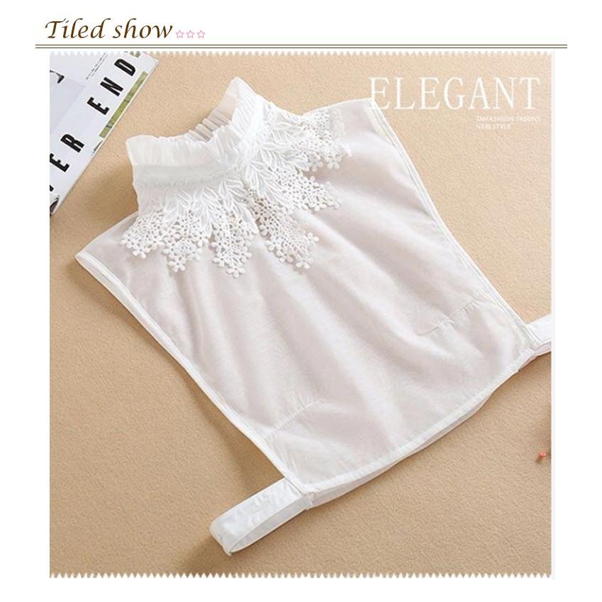 付け襟 ハイネック つけ襟 レース襟 フリル かわいい 付けえり 白 フェイクシャツ レディース シャツ ブラウス トップス 秋冬 エレガント 丸襟 |  | 13