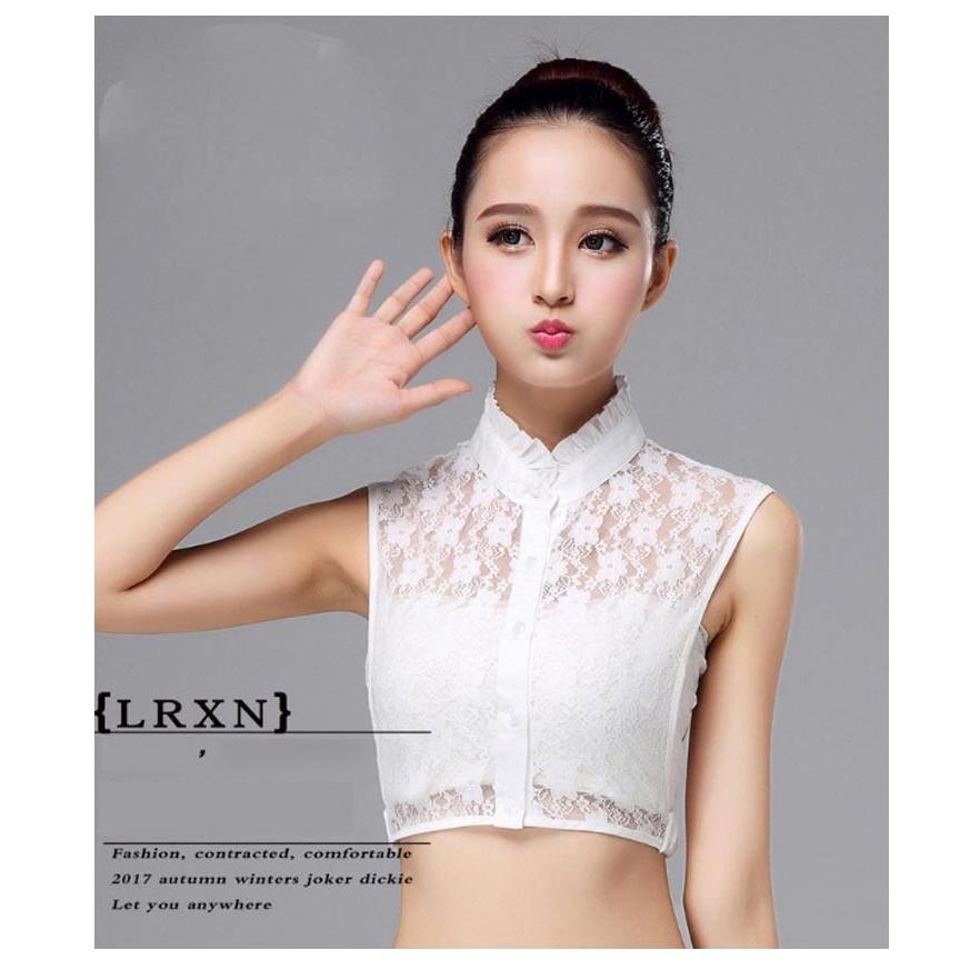 付け襟 ハイネック つけ襟 レース襟 フリル かわいい 付けえり 白 フェイクシャツ レディース シャツ ブラウス トップス 秋冬 エレガント 丸襟 |  | 09