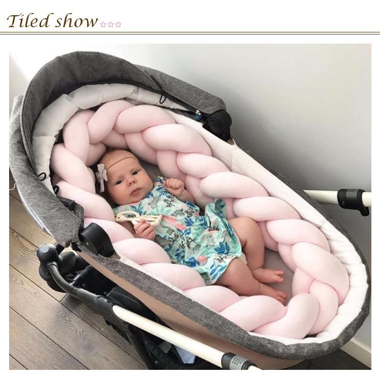 ベビーベッド ガード 4m/3.5m/3m 寝返り防止 クッション 3本編み 赤ちゃん 寝返り防止クッション サイドガード 曲げる 寝室 プレイルーム |  | 08