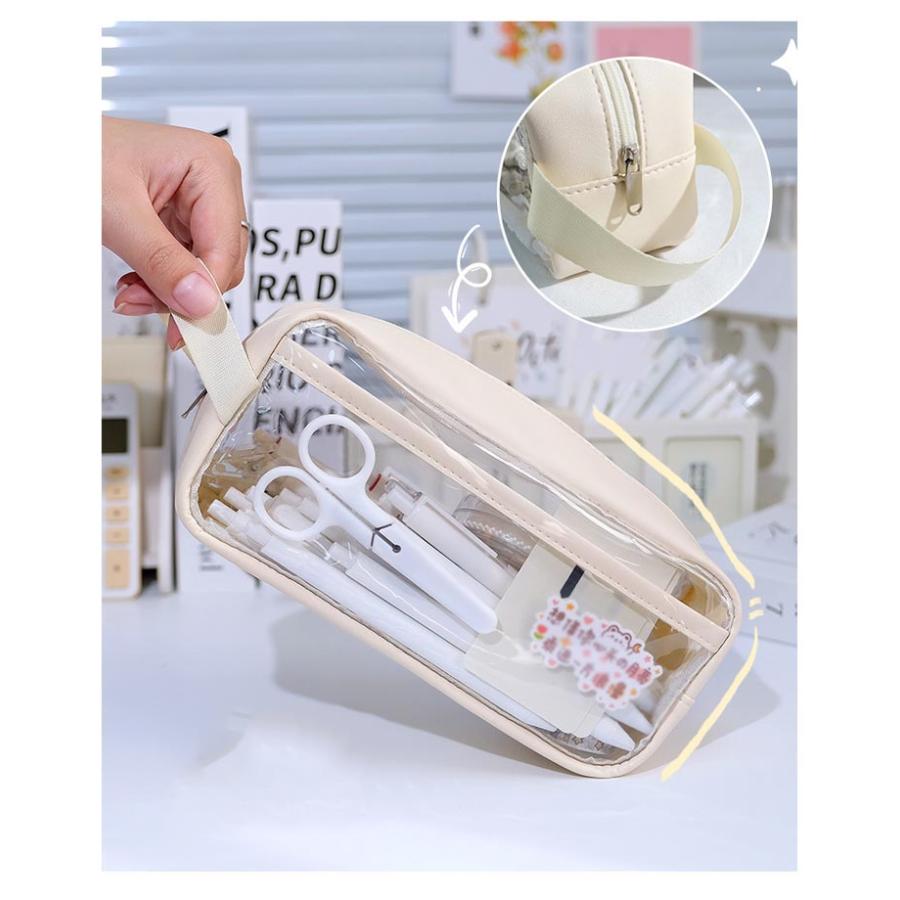 筆箱 ペンケース 可愛い おしゃれ 韓国風 60本ペン収納可 高校生 中学生 多機能 筆入れ 大容量 シンプル ふでばこ ふで箱 小学生 男の子 女の |  | 12