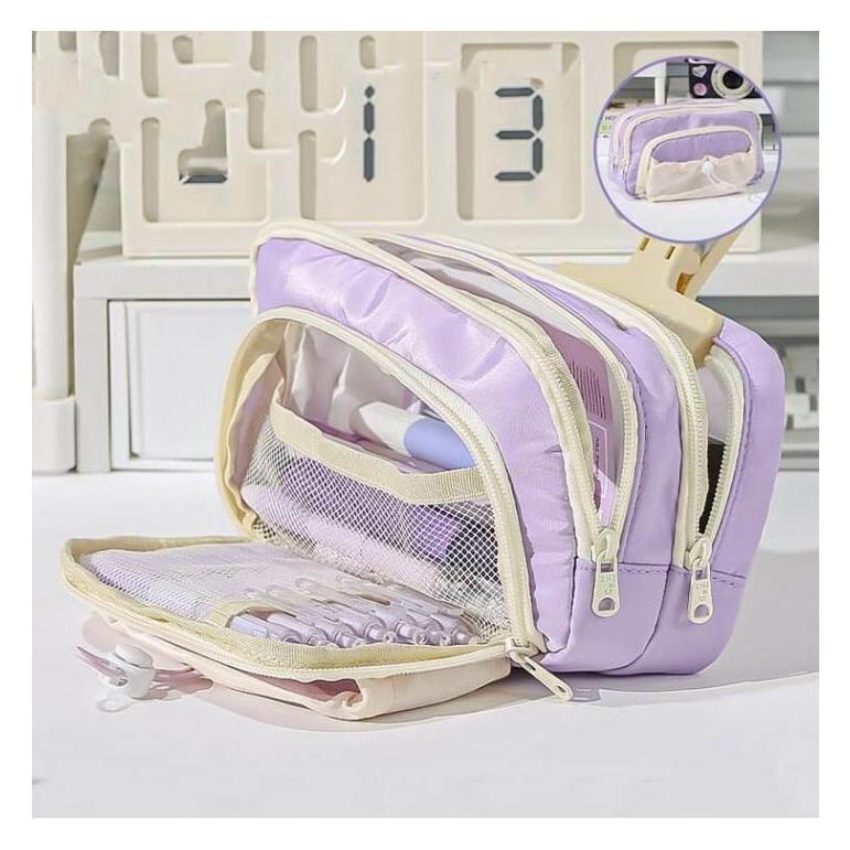 筆箱 おしゃれ 可愛い ペンケース 大容量 文房具 収納袋 100本入れ可 ふで箱 可愛い おしゃれ 韓国風 高校生 中学生 多機能 ペンホルダー シ |  | 16