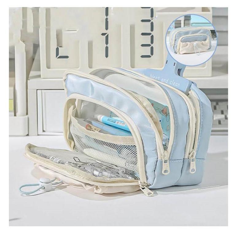 筆箱 おしゃれ 可愛い ペンケース 大容量 文房具 収納袋 100本入れ可 ふで箱 可愛い おしゃれ 韓国風 高校生 中学生 多機能 ペンホルダー シ |  | 18